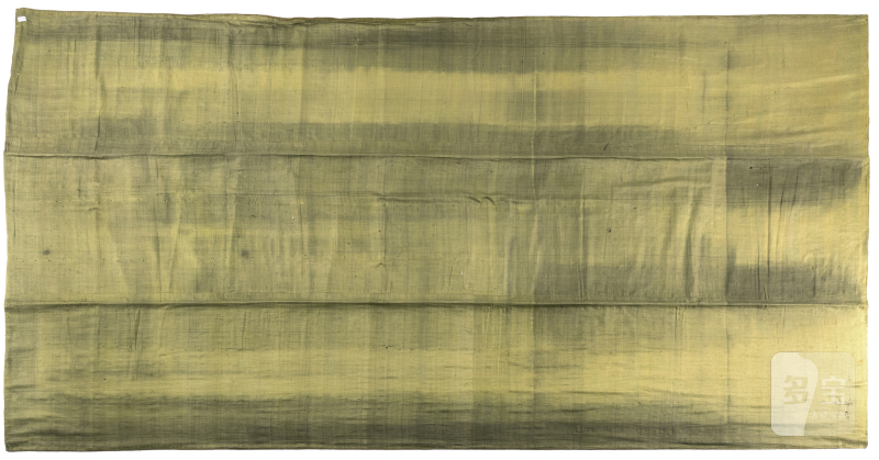 A large and very fine golden yellow silk velvet - 图6